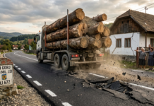 150 DE MILIOANE ANUAL: CJ Gorj toacă bugete record, în timp ce camioanele cu balast și lemne crapă drumurile și casele oamenilor!
